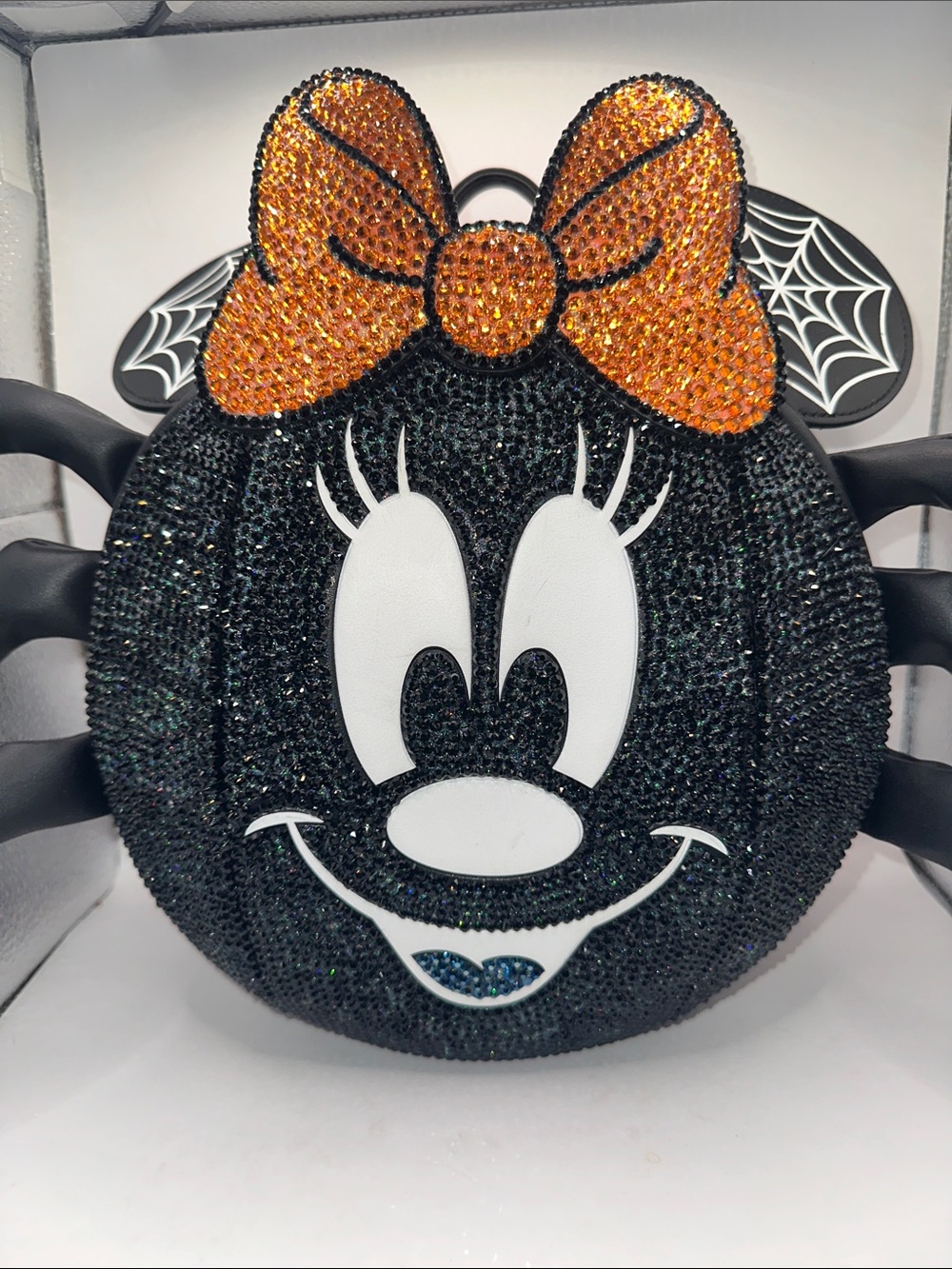 Loungefly Minnie Mouse Rhinestone Backpack - Picture 1 of 13